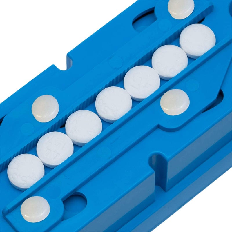 Pillcut Multiple Pill Splitter. Original Patented Design, with Accurate Pill Alignment, Sturdy Cutting Blade and Blade Guard, for Splitting and Quartering Round or Oblong Pills.US Patent No. 9,827,165. - Image 5